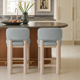 Paloma Vegan Leather Upholstered Counter Stool — 88054-C - Light Blue - 88054LtBlu-C alternate view 1