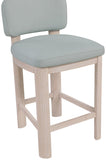 Paloma Vegan Leather Upholstered Counter Stool — 88054-C - Light Blue - 88054LtBlu-C alternate view 4