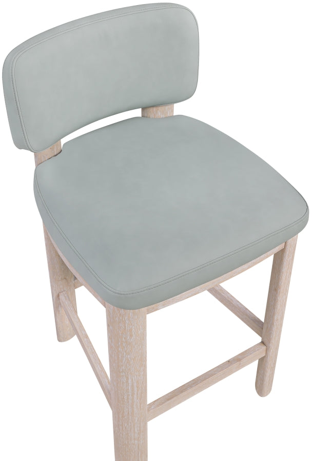 Paloma Vegan Leather Upholstered Counter Stool — 88054-C - Light Blue - 88054LtBlu-C alternate view 5