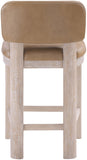 Paloma Vegan Leather Upholstered Counter Stool — 88054-C - Tan - 88054Tan-C alternate view 3