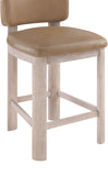 Paloma Vegan Leather Upholstered Counter Stool — 88054-C - Tan - 88054Tan-C alternate view 4