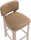 Paloma Vegan Leather Upholstered Counter Stool — 88054-C - Tan - 88054Tan-C alternate view 5