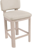 Paloma Vegan Leather Upholstered Counter Stool — 88054-C - Taupe - 88054Taupe-C alternate view 4