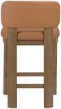 Paloma Vegan Leather Upholstered Counter Stool — 88055-C - Cognac - 88055Cognac-C alternate view 4