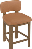 Paloma Vegan Leather Upholstered Counter Stool — 88055-C - Cognac - 88055Cognac-C alternate view 6