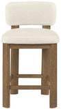 Paloma Vegan Leather Upholstered Counter Stool — 88055-C - Cream - 88055Cream-C alternate view 2