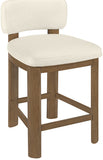 Paloma Vegan Leather Upholstered Counter Stool — 88055-C - Cream - 88055Cream-C alternate view 5