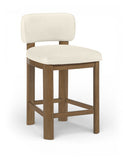 Paloma Vegan Leather Upholstered Counter Stool — 88055-C - Cream - 88055Cream-C