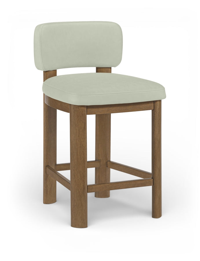 Paloma Vegan Leather Upholstered Counter Stool — 88055-C - Mint - 88055Mint-C