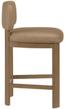 Paloma Vegan Leather Upholstered Counter Stool — 88055-C - Tan - 88055Tan-C alternate view 3