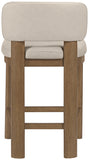 Paloma Vegan Leather Upholstered Counter Stool — 88055-C - Taupe - 88055Taupe-C alternate view 4