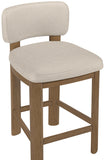 Paloma Vegan Leather Upholstered Counter Stool — 88055-C - Taupe - 88055Taupe-C alternate view 6