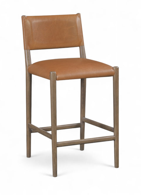 Andie Vegan Leather Upholstered Counter Stool — 88077-C