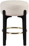Torino Fabric Upholstered Counter Stool — 88006-C - Beige - 88006Beige-C alternate view 1