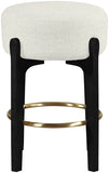 Torino Fabric Upholstered Counter Stool — 88006-C - Cream - 88006Cream-C alternate view 1