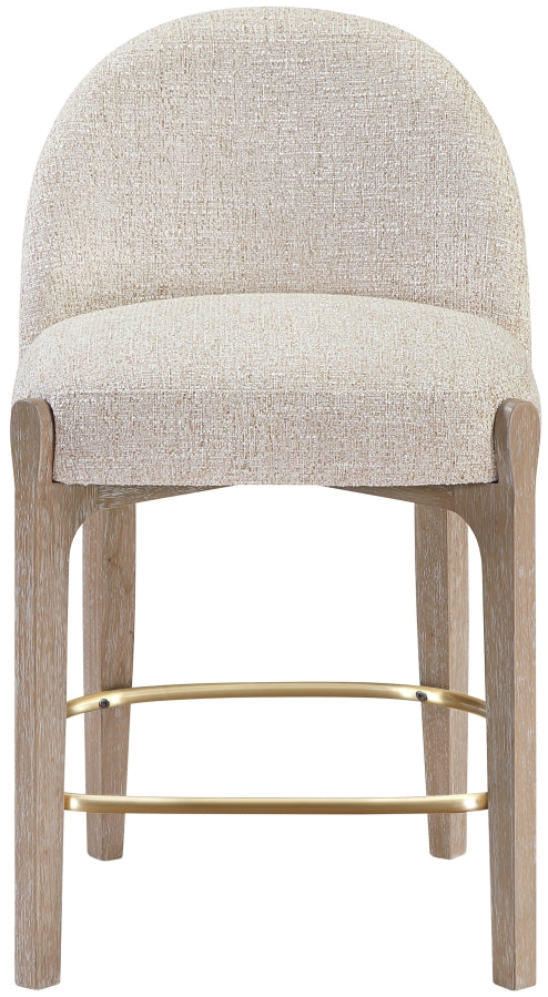 Torino Fabric Upholstered Counter Stool — 88007-C - Beige - 88007Beige-C alternate view 1