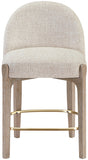Torino Fabric Upholstered Counter Stool — 88007-C - Beige - 88007Beige-C alternate view 1