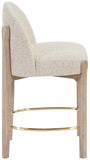 Torino Fabric Upholstered Counter Stool — 88007-C - Beige - 88007Beige-C alternate view 2