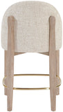 Torino Fabric Upholstered Counter Stool — 88007-C - Beige - 88007Beige-C alternate view 3