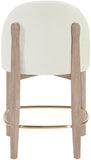 Torino Fabric Upholstered Counter Stool — 88007-C - Cream - 88007Cream-C alternate view 3