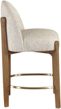 Torino Fabric Upholstered Counter Stool — 88008-C - Beige - 88008Beige-C alternate view 2