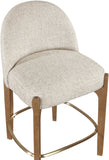 Torino Fabric Upholstered Counter Stool — 88008-C - Beige - 88008Beige-C alternate view 4