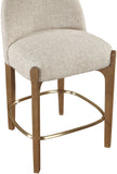 Torino Fabric Upholstered Counter Stool — 88008-C - Beige - 88008Beige-C alternate view 5