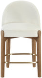 Torino Fabric Upholstered Counter Stool — 88008-C - Cream - 88008Cream-C alternate view 1