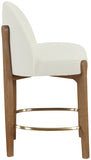 Torino Fabric Upholstered Counter Stool — 88008-C - Cream - 88008Cream-C alternate view 2