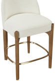 Torino Fabric Upholstered Counter Stool — 88008-C - Cream - 88008Cream-C alternate view 4