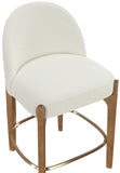 Torino Fabric Upholstered Counter Stool — 88008-C - Cream - 88008Cream-C alternate view 5