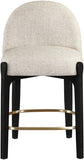Torino Fabric Upholstered Counter Stool — 88009-C - Beige - 88009Beige-C alternate view 1
