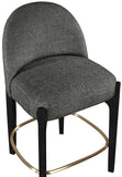 Torino Fabric Upholstered Counter Stool — 88009-C - Black - 88009Black-C alternate view 5