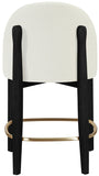 Torino Fabric Upholstered Counter Stool — 88009-C - Cream - 88009Cream-C alternate view 3