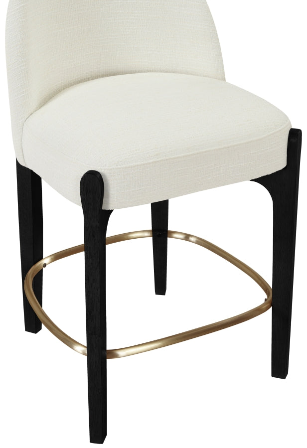 Torino Fabric Upholstered Counter Stool — 88009-C - Cream - 88009Cream-C alternate view 4