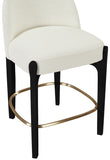 Torino Fabric Upholstered Counter Stool — 88009-C - Cream - 88009Cream-C alternate view 4