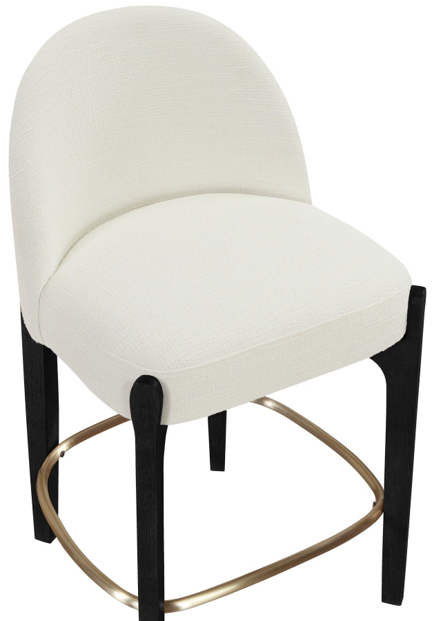 Torino Fabric Upholstered Counter Stool — 88009-C - Cream - 88009Cream-C alternate view 5