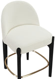 Torino Fabric Upholstered Counter Stool — 88009-C - Cream - 88009Cream-C alternate view 5