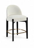 Torino Fabric Upholstered Counter Stool — 88009-C - Cream - 88009Cream-C