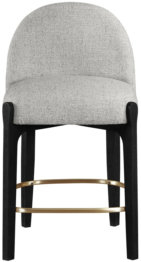 Torino Fabric Upholstered Counter Stool — 88009-C - Grey - 88009Grey-C alternate view 1