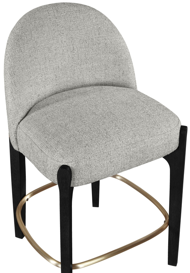 Torino Fabric Upholstered Counter Stool — 88009-C - Grey - 88009Grey-C alternate view 5