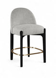 Torino Fabric Upholstered Counter Stool — 88009-C - Grey - 88009Grey-C
