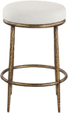 Ferro Linen Textured Performance Fabric Upholstered Counter Stool — 88064-C - Cream - 88064Cream-C alternate view 2