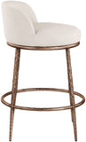 Ferro Linen Textured Performance Fabric Upholstered Counter Stool — 88068-C - Beige - 88068Beige-C alternate view 3