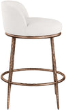 Ferro Linen Textured Performance Fabric Upholstered Counter Stool — 88068-C - Cream - 88068Cream-C alternate view 3