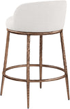 Ferro Linen Textured Performance Fabric Upholstered Counter Stool — 88068-C - Cream - 88068Cream-C alternate view 5