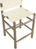 Santos Vegan Leather Upholstered Counter Stool — 77097-C - Cream - 77097Cream-C alternate view 6