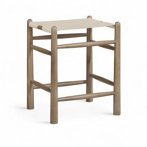 Santos Vegan Leather Upholstered Counter Stool — 77099-C
