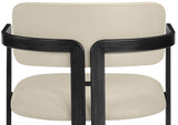 Aurum Vegan Leather Upholstered And Matte Black Iron Frame Counter Stool — 88096-C - Beige - 88096Beige-C alternate view 6