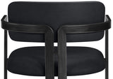 Aurum Vegan Leather Upholstered And Matte Black Iron Frame Counter Stool — 88096-C - Black - 88096Black-C alternate view 6